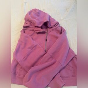 lululemon scuba half zip hoodie